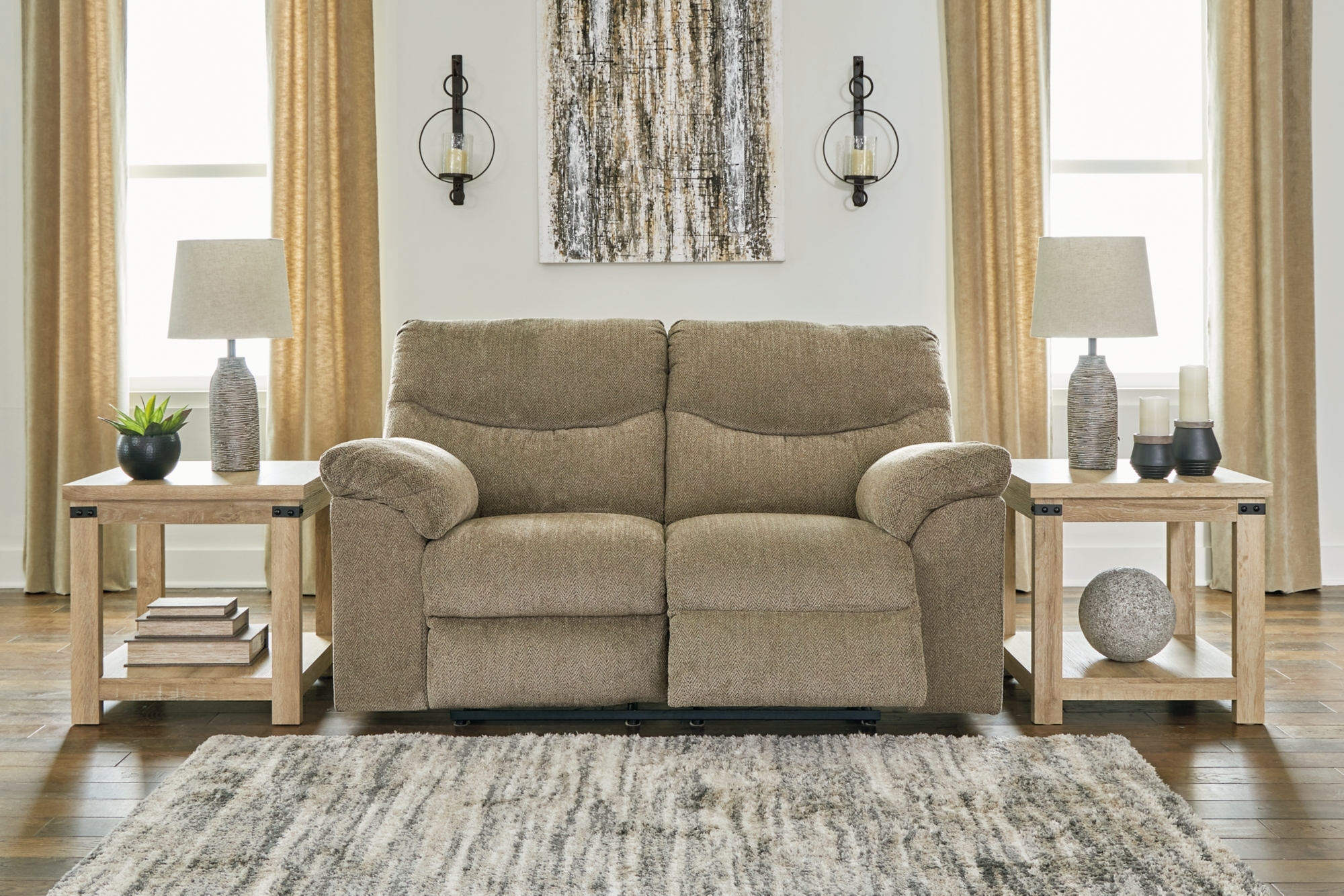 Signature Design by Ashley Alphons Reclining Loveseat