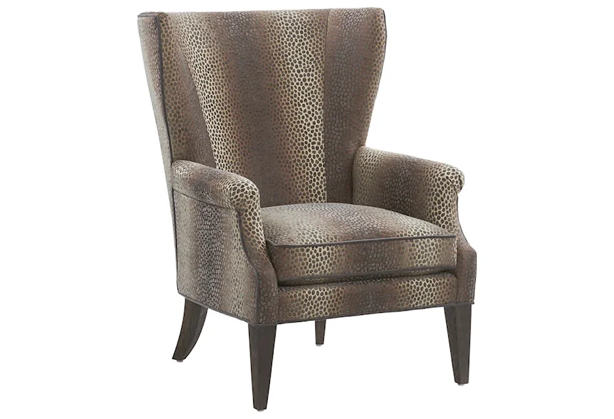 Barclay Butera Upholstery Newton Wing Chair by Barclay Butera at Z & R Furniture