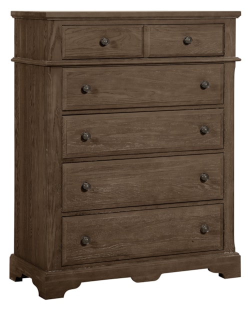 Traditional 5-Drawer Chest with Soft Close Guides