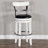 Sunny Designs Vermont ASPEN 30" WHITE SWIVEL STOOL |