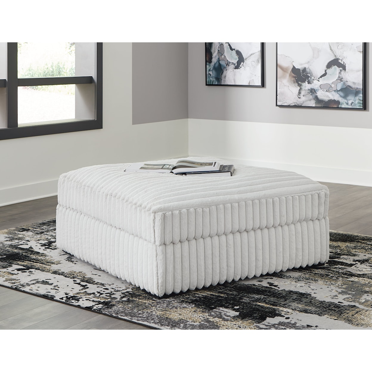 Signature Design by Ashley Stupendous Oversized Accent Ottoman