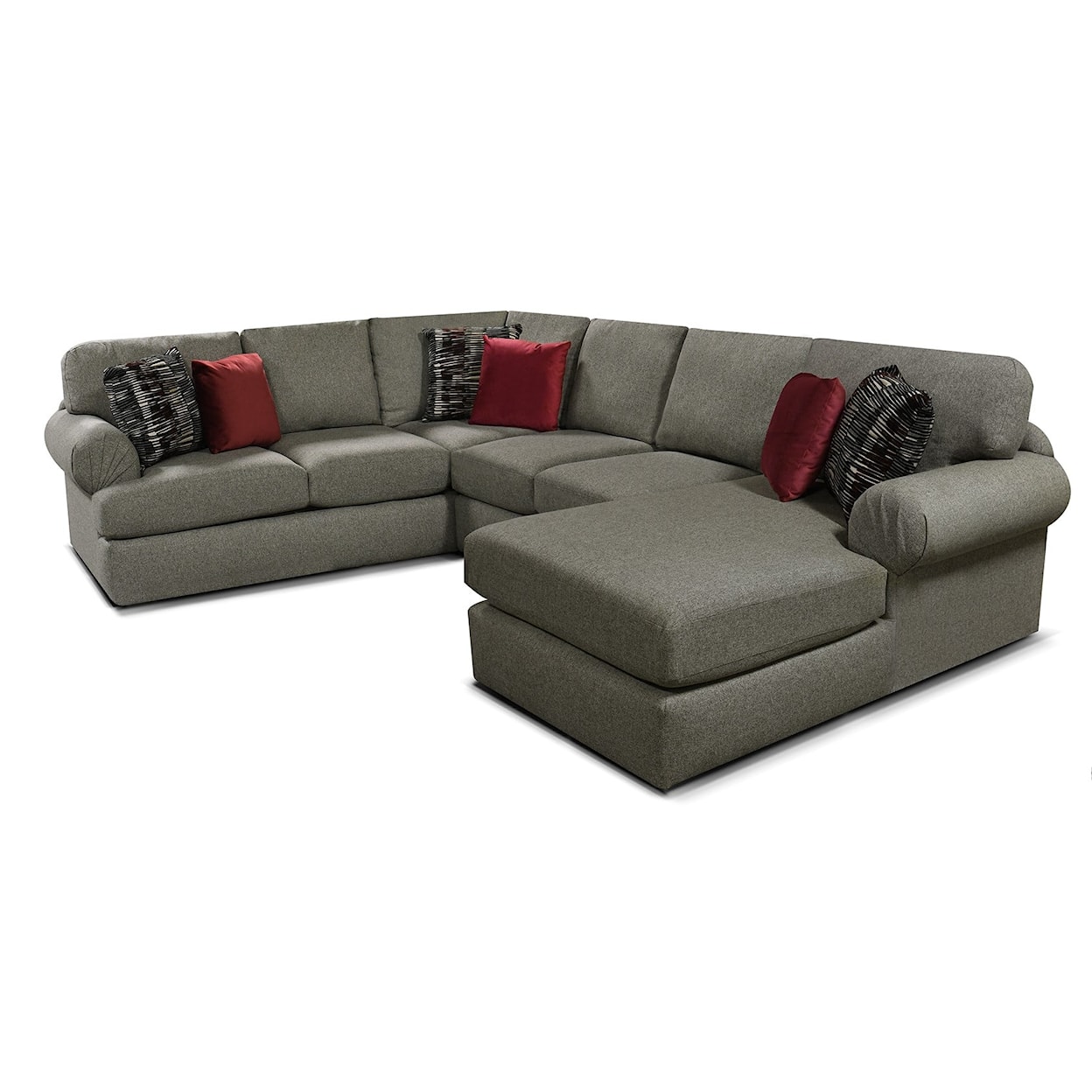 England 8250 Series Sectional Sofa with Right Chaise