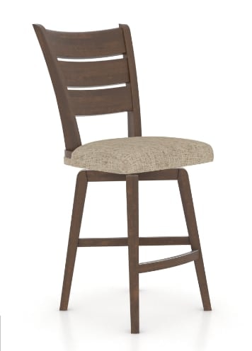 Traditional Customizable Swivel Stool