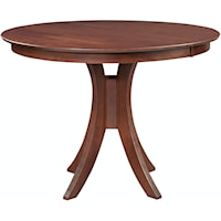 Transitional 36" Siena Pedestal Table