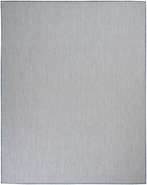 9' x 12' Ivory Blue Rectangle Rug
