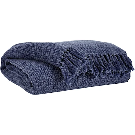 Yasmin Navy Throw