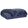 Ashley Furniture Signature Design Yasmin Yasmin Navy Throw