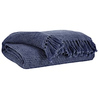 Yasmin Navy Throw