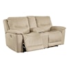 Signature Design Next-Gen Gaucho Power Reclining Loveseat with Console