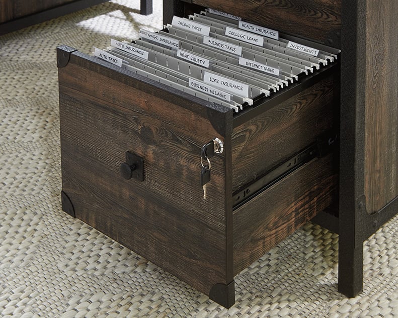 Sauder Steel River Steel River Double Pedestal Desk