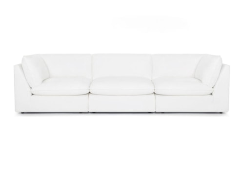 Contemporary 3-Piece Sectional Sofa