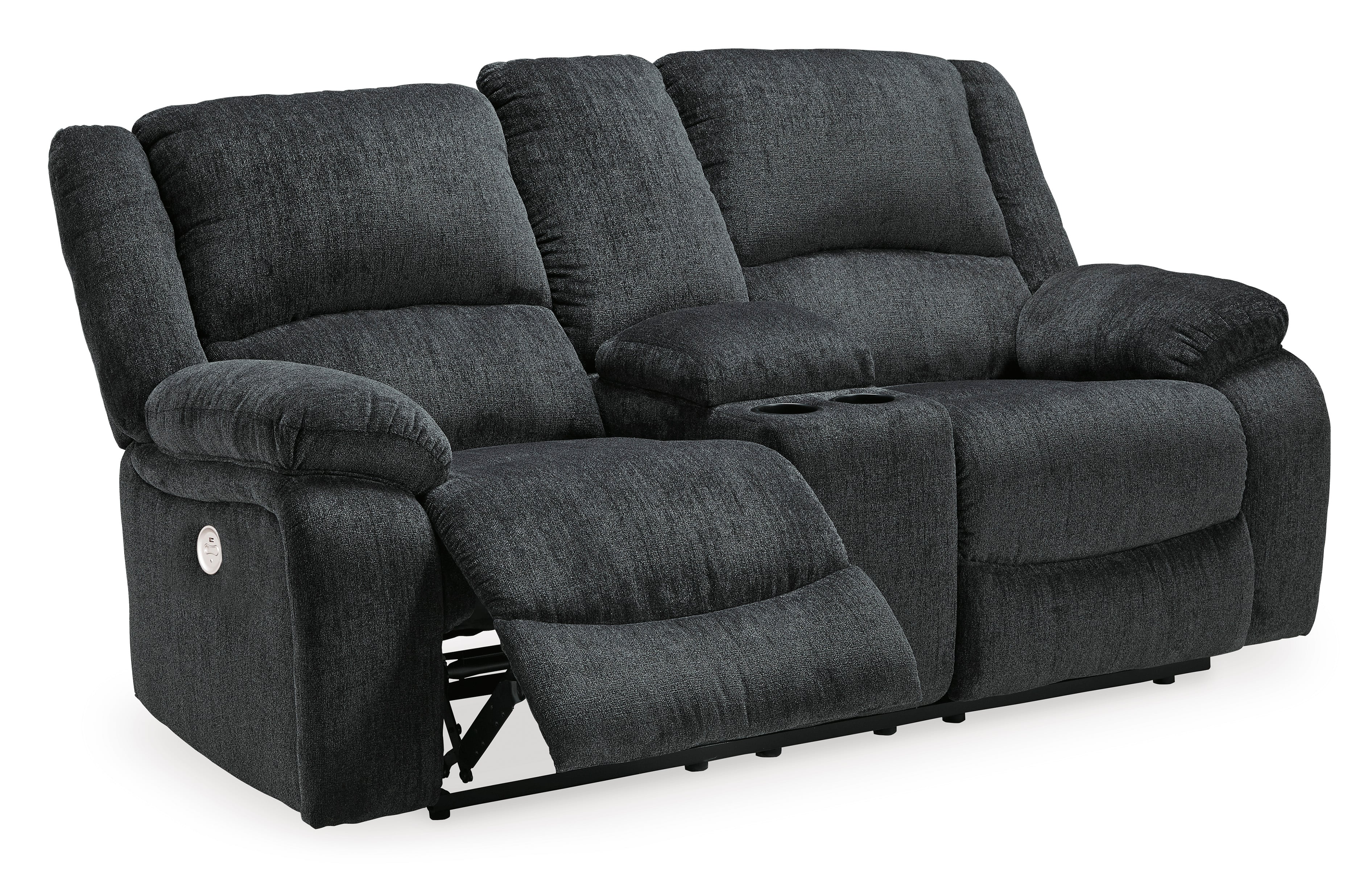 Double Reclining Power Loveseat w/ Console