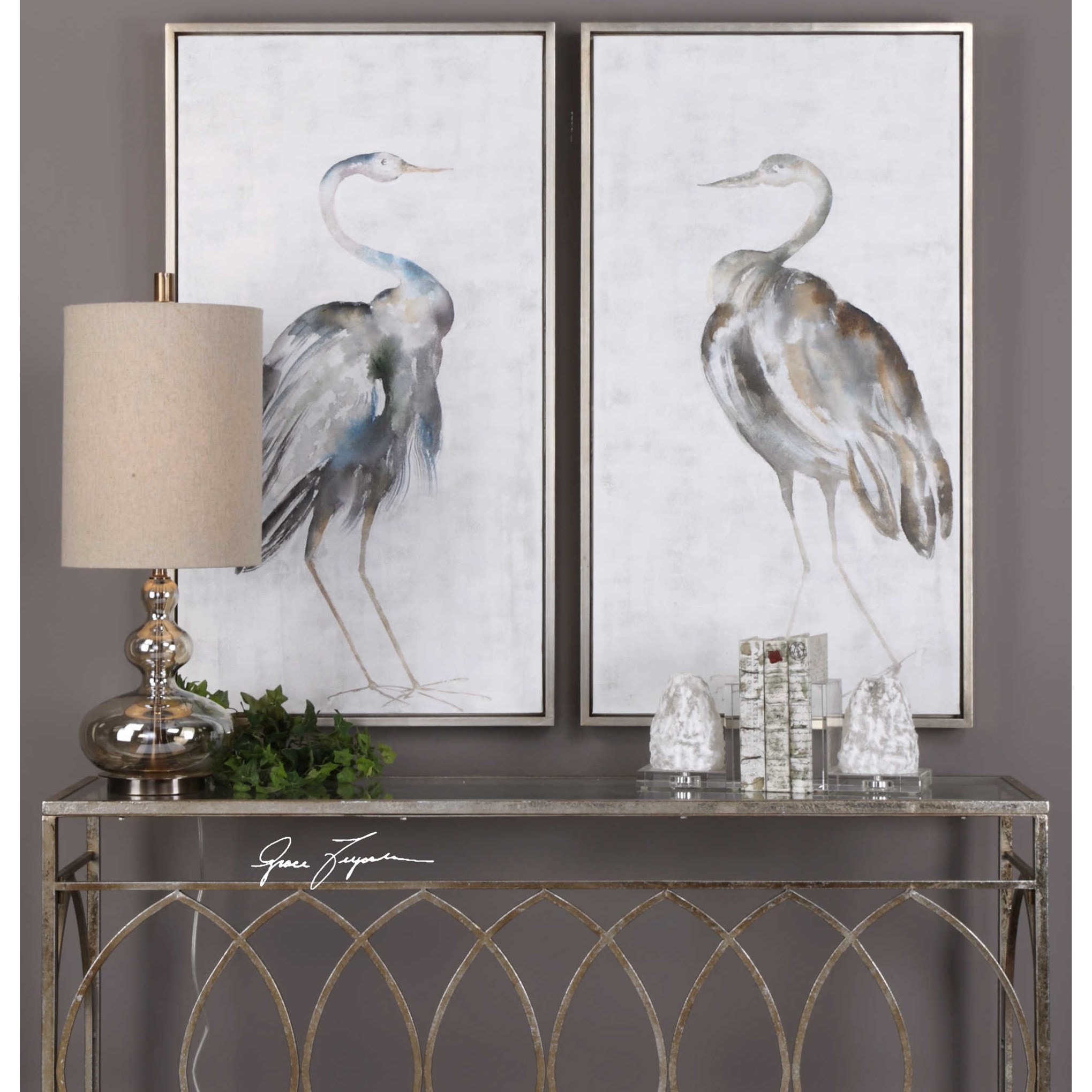 Uttermost Art Summer Birds Framed Art Set of 2