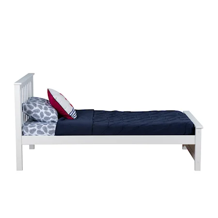 Youth Twin Single Bed in White