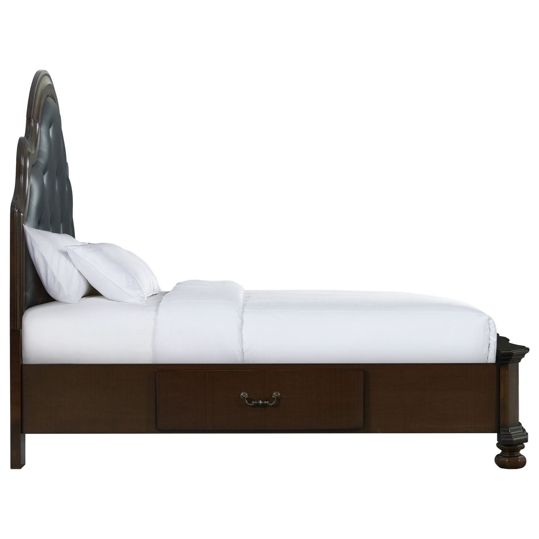 Queen 2-Drawer Platform Storage Bed