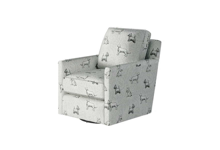 28 HOMECOMING STONE (REVOLUTION) Swivel Glider Chair by Fusion Furniture at Wilson's Furniture