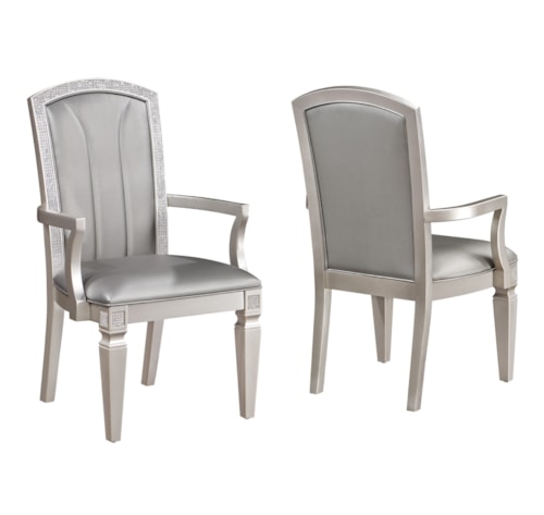 Glam Dining Arm Chair