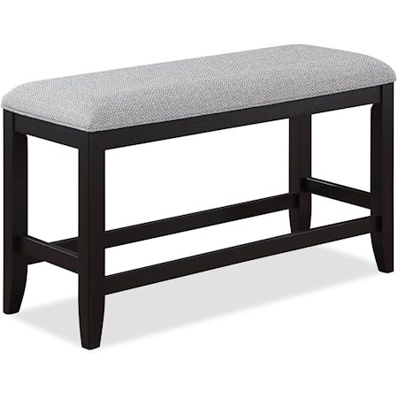 Upholstered Counter-Height Dining Bench