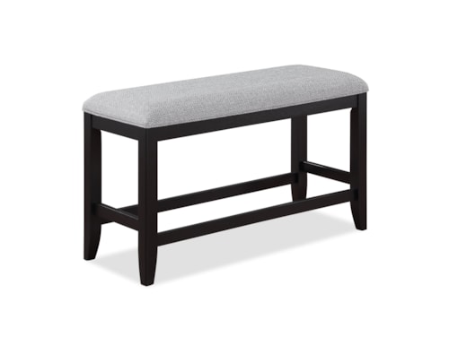 Transitional Upholstered Counter-Height Dining Bench