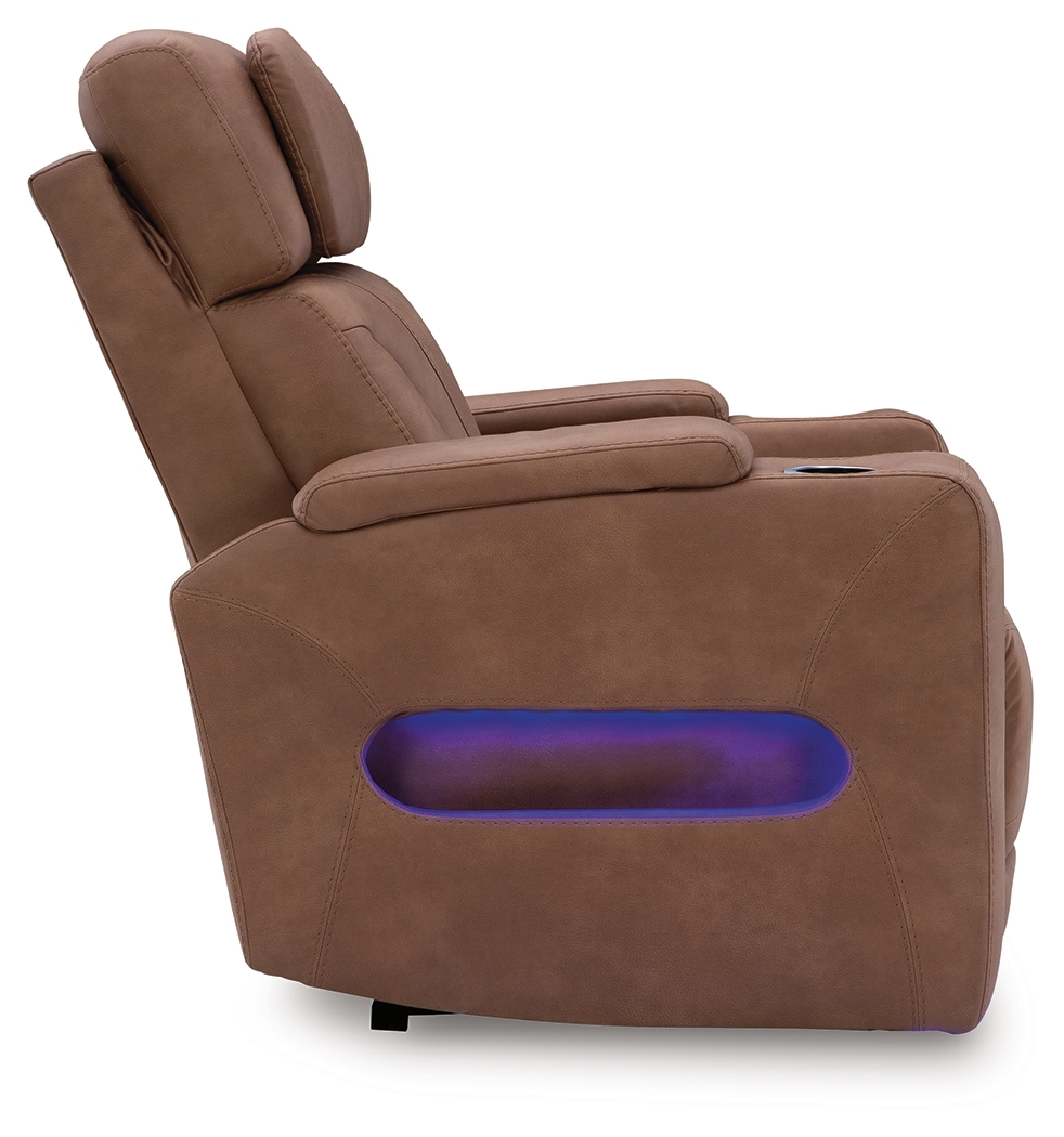 Signature Design by Ashley Clean-Slate Pwr Recliner/Adj Headrest