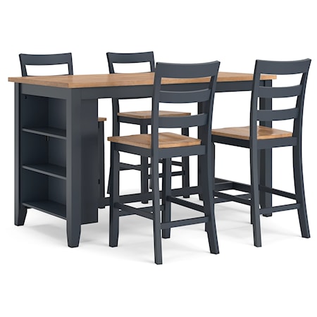 5-Piece Counter Height Dining Table