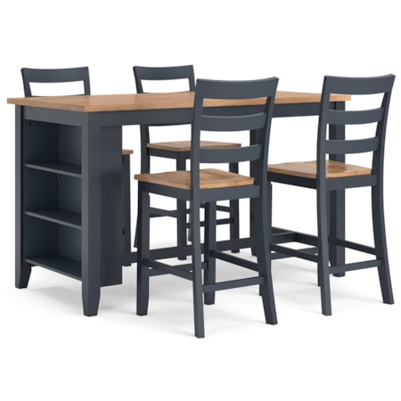 5-Piece Counter Height Dining Table