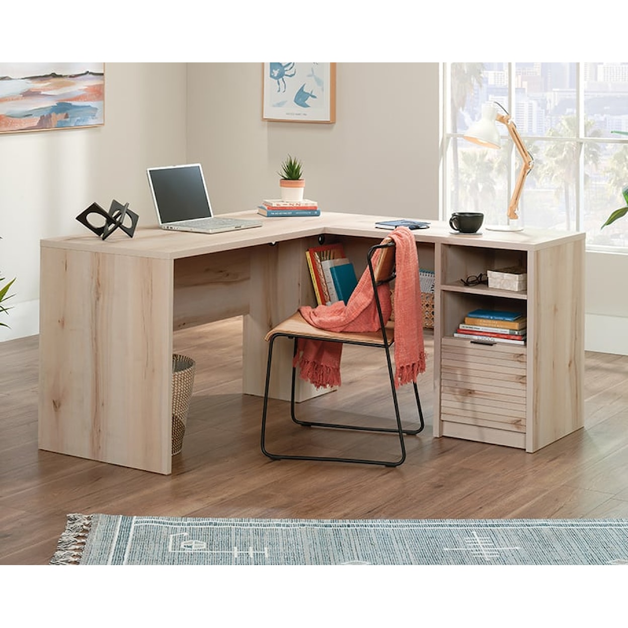 Sauder HARVEY PARK Harvey Park L-Shaped Desk