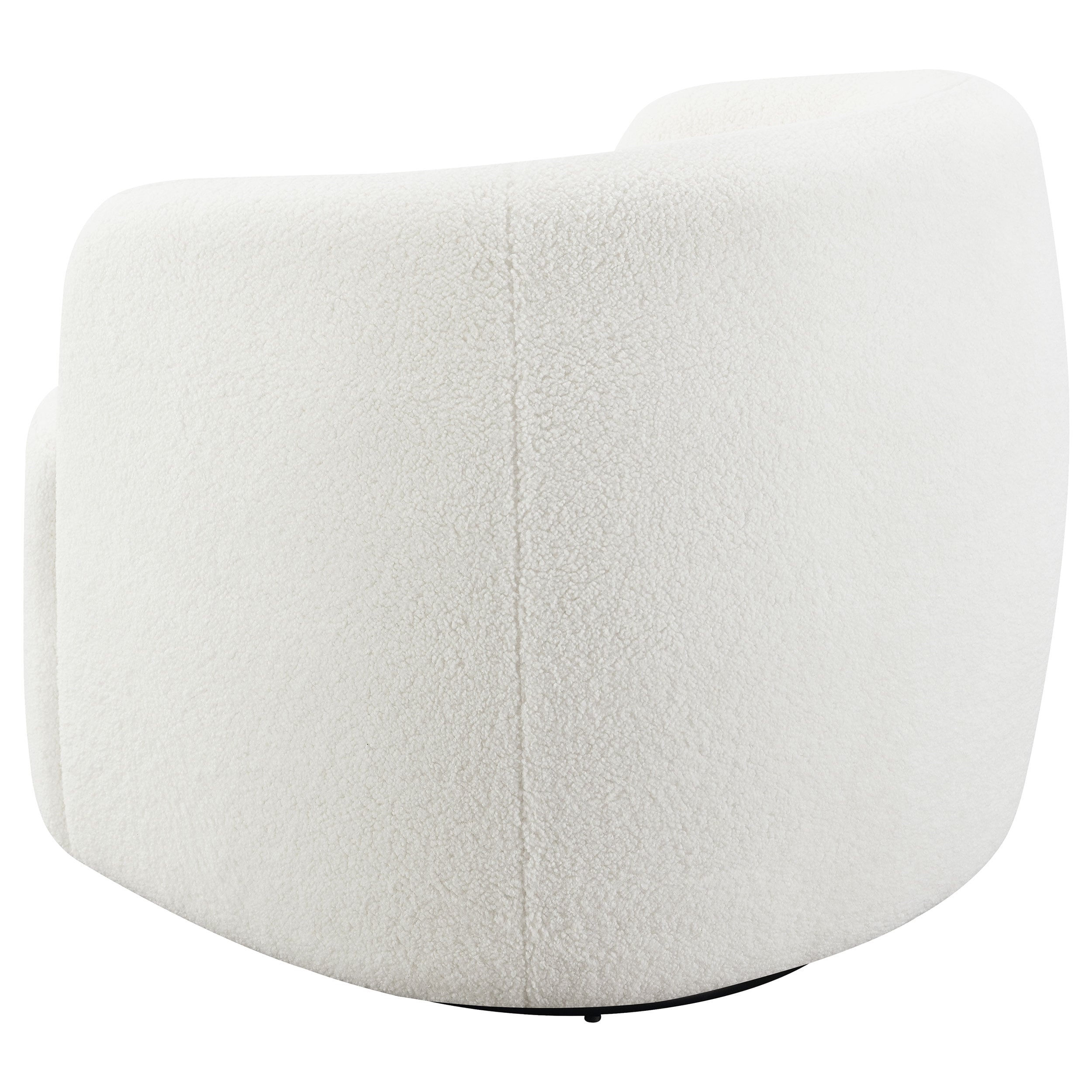 Coaster Hudson Hudson Faux Sheepskin Swivel Chair