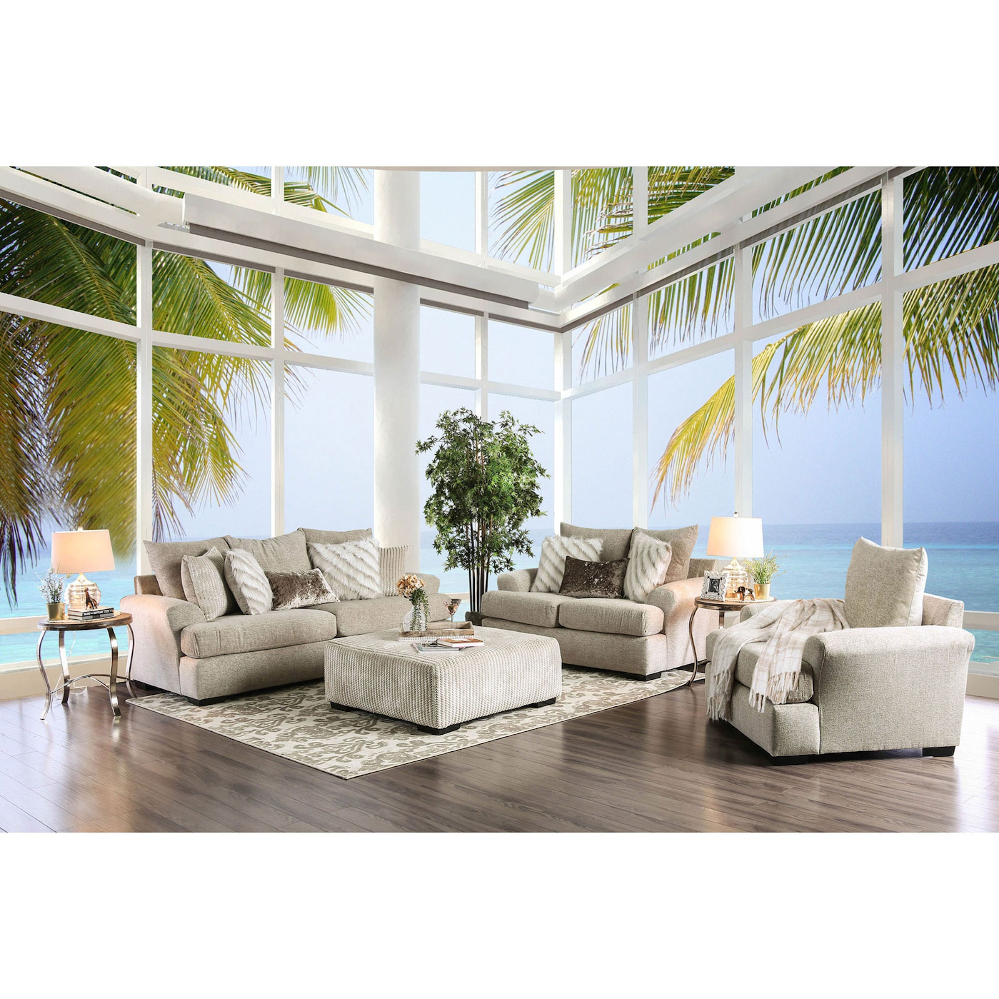 Furniture of America Living Room Love Seat SM5140-LV - The Living