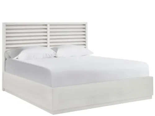 Coastal King Panel Bed with Storage