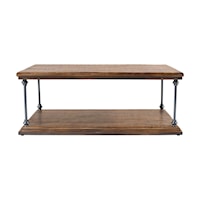 Larson Industrial Rectangle Coffee Table