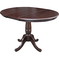 Transitional Round Dining Table