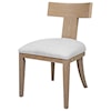 Uttermost Accent Furniture - Accent Chairs Idris Armless Chair Natural