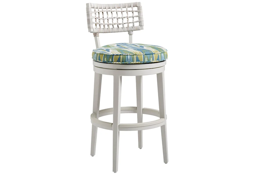 Seabrook Outdoor Swivel Bar Stool by Tommy Bahama Outdoor Living at Baer's Furniture