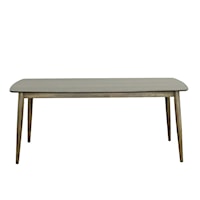 Transitional Dining Table with Splayed Legs