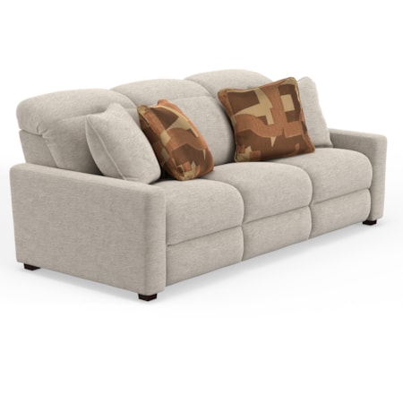 Power Sofa with 3 Recliners