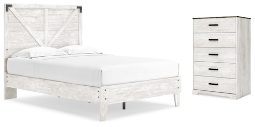 Full Panel Bed With Chest