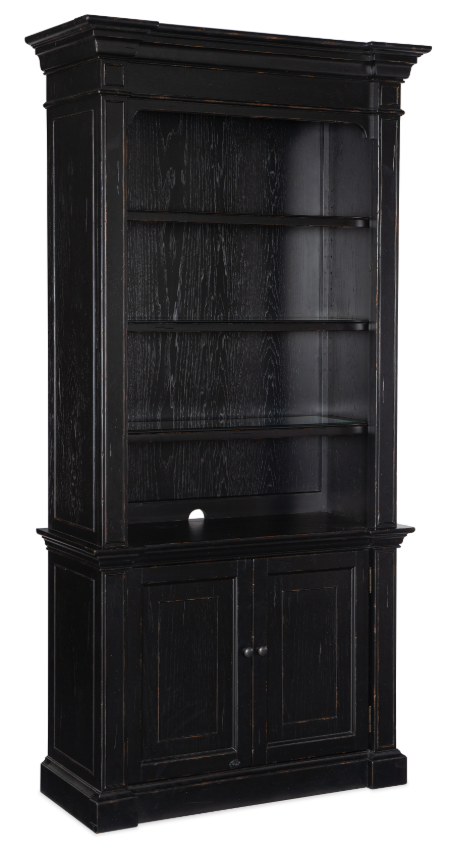 Traditional Bookcase with Lighting
