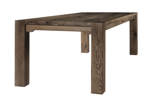 Casual Farmhouse 100" Rectangular Dining Table with Sealed Top