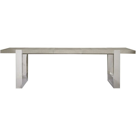 Contemporary Desmond Dining Table with 22" Leaf