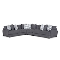 Contemporary 4-Piece Sectional Sofa