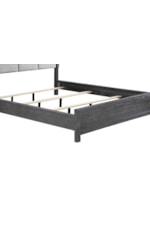 New Classic Odessa Transitional California King Bed w/Upholstered Headboard