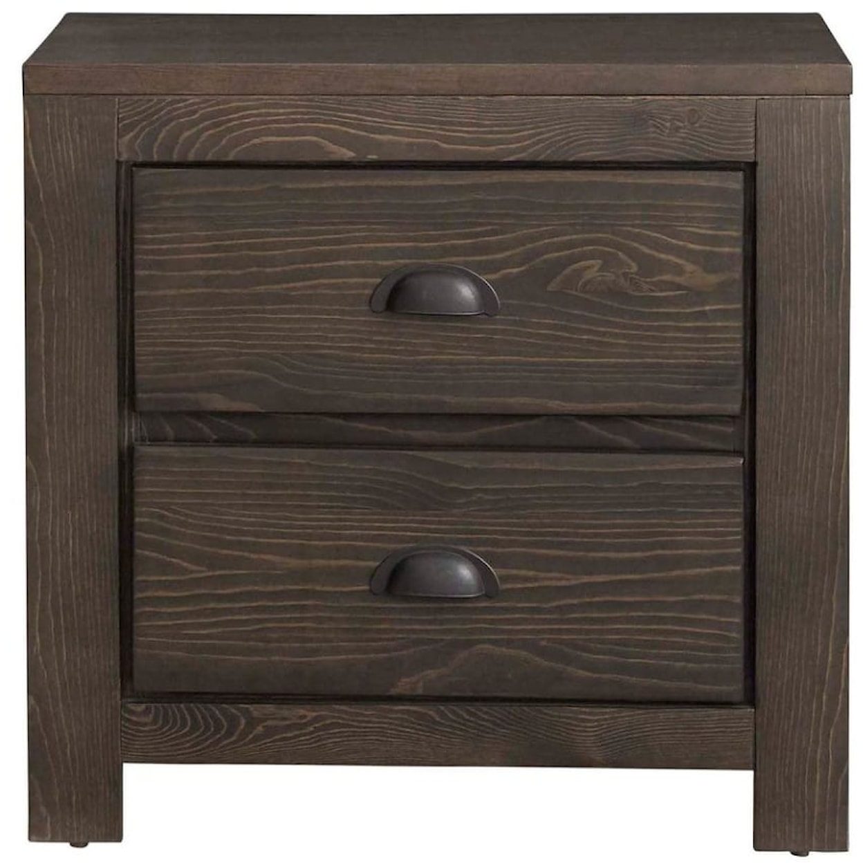 Progressive Furniture Bluff Two-Drawer Nightstand