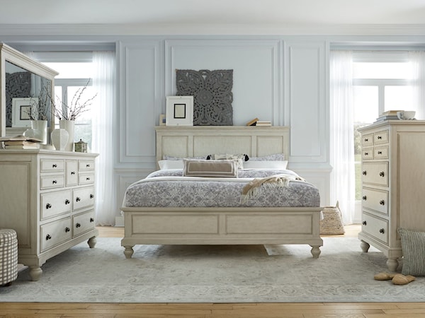 California King Panel Bedroom Set