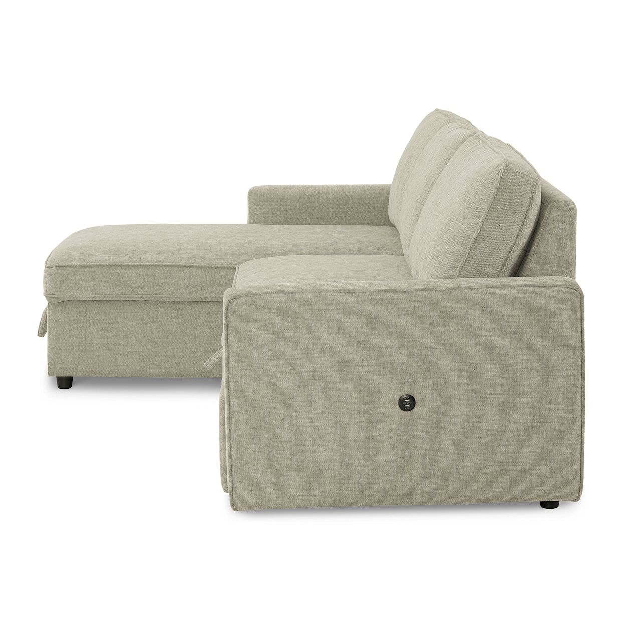 Signature Design by Ashley Kerle Sectional with Storage and Pop Up Bed