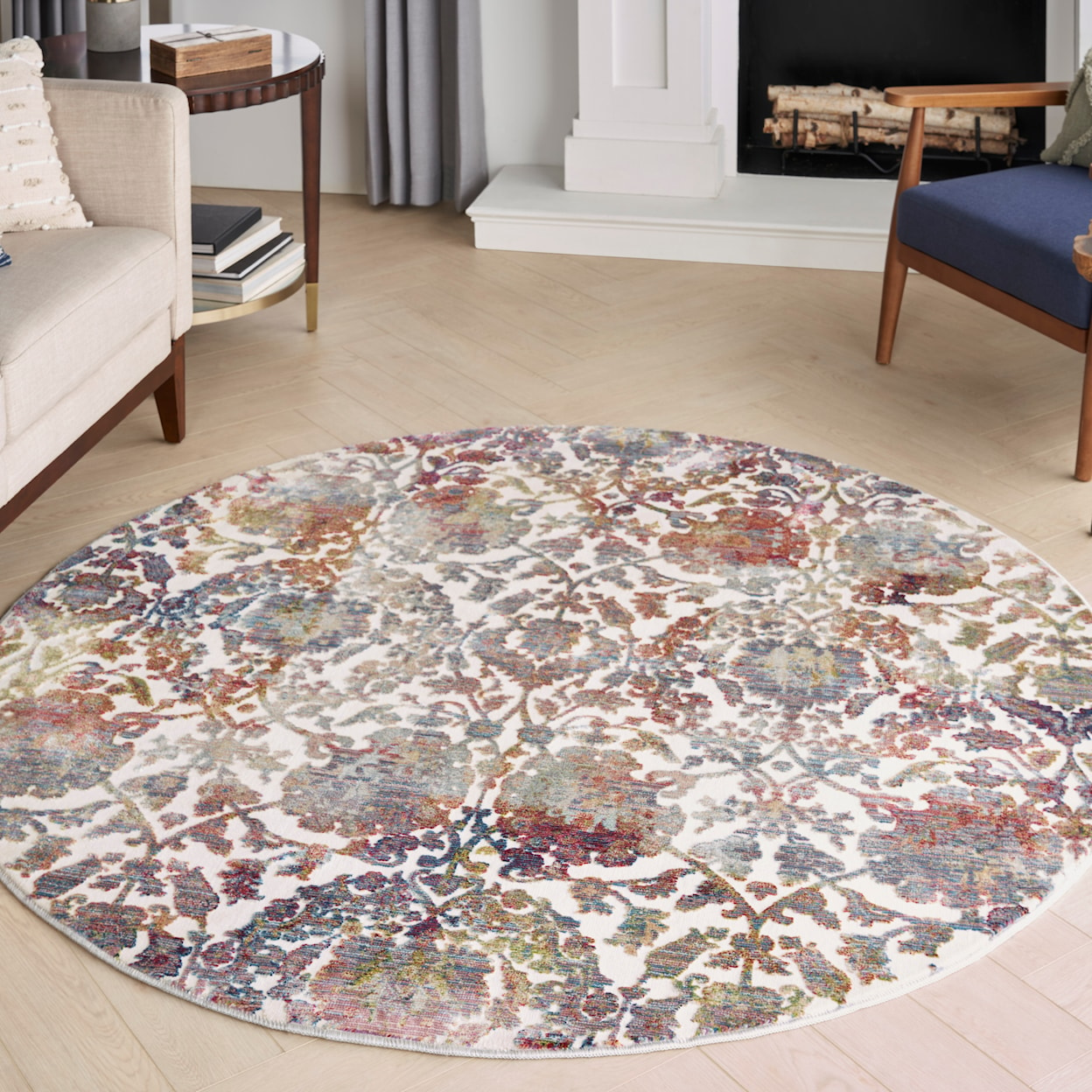 Nourison Ankara Global 6' x 6'Round  Rug