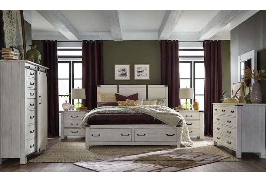 Chesters Mill Bedoom 6-Piece Queen Bedroom Set  by Magnussen Home at Reeds Furniture