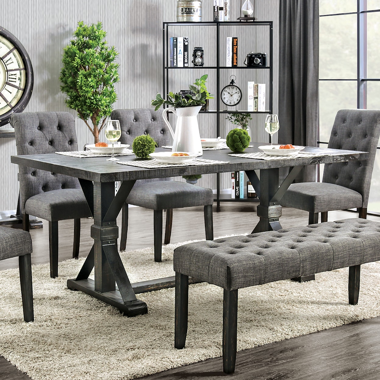 Furniture of America Alfred Dining Table