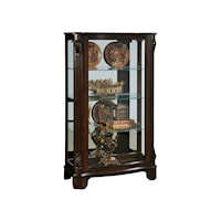 Traditional Living Room Side Entry Cabinet