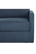 Flexsteel Flex Flex 4-Seat Sectional Sofa with Narrow Arm - Denim